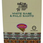 Vonné kužele tečúci dym HARI DARSHAN MASALA NATIVE SOUL WHITE SAGE + PALO SANTO - biela šalvia + palo santo LIMITED EDITION