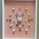 통 Krištálické schémy △  ŠŤASTIE -5- 25x20 cm