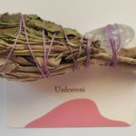 Smudge Stick - White Sage with crystal - "HEALING"