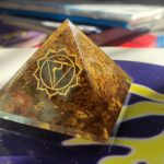 Žltý jaspis /solar plexus/ - pyramídka ♥ orgonit