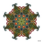 Mandalka 12 cm MO43 mandala