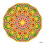 Mandalka 12 cm MO56 mandala