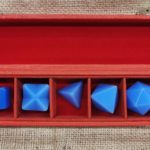 Andara - krabička s andarkovými posvätnymi symbolmi "BLUE"