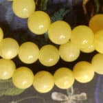 Náramok Jadeit žltý 8mm *19cm