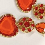 Andara ♥  Andaré  * náušničky * 4,5cm RED