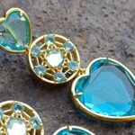 Andara ♥  Andaré  * Earrings 4,5cm AZUR