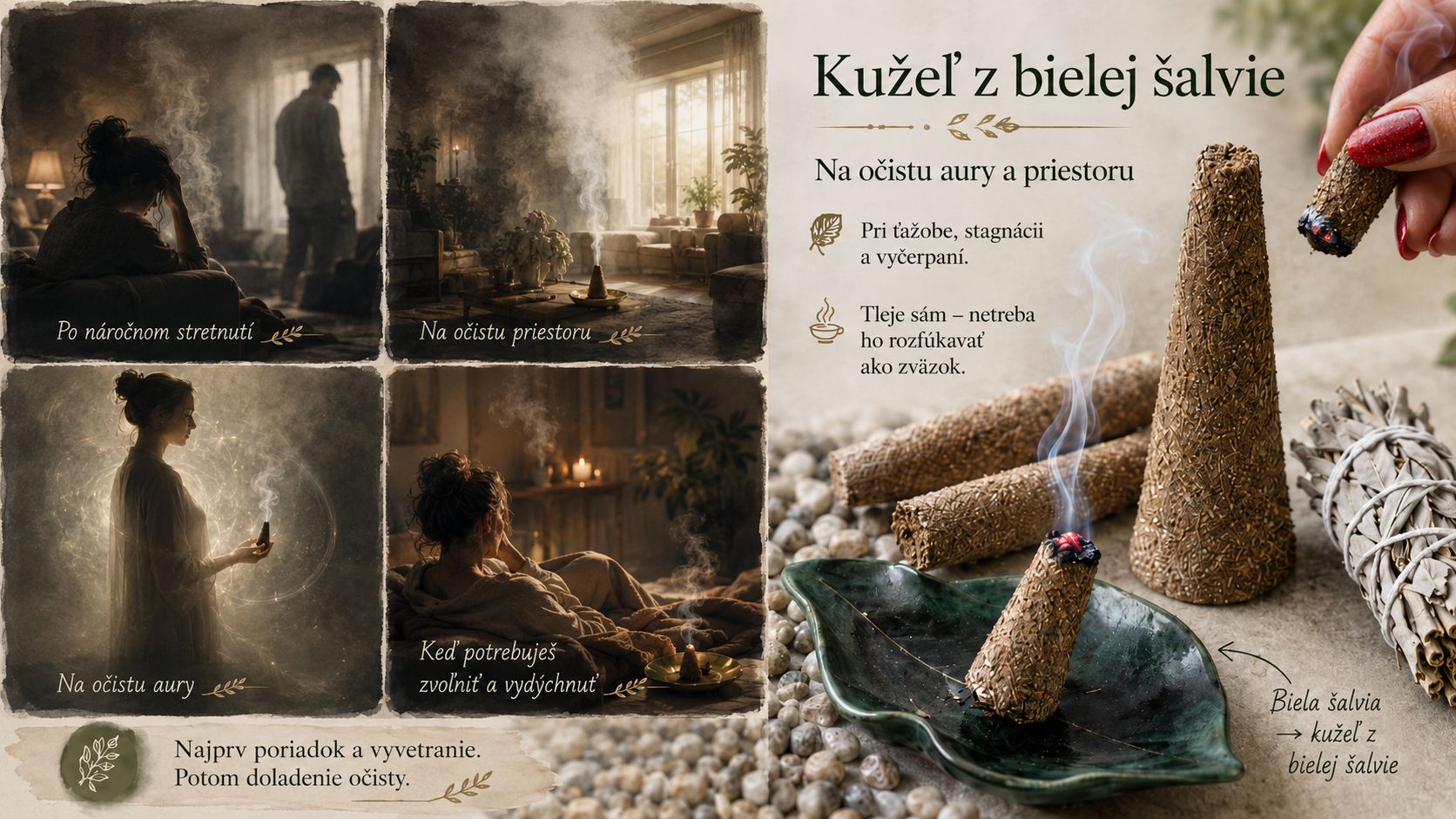 699515851_10232290710318944_8070344561432409477_n Incense cones XXL SAGRADA MADRE ARTESAN Pure white sage - Image 1