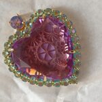 Andara - srdiečko  💙 SRDCE OCEANU ..."4"... 3,5x3,5 cm