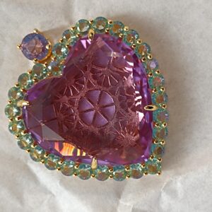 Andara - srdiečko  💙 SRDCE OCEANU ..."4"... 3,5x3,5 cm