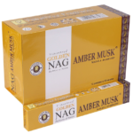 Vonné tyčinky Vijayshree Golden Nag Amber Musk 15 g