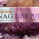 Vonné tyčinky Vijayshree Golden Nag LOVE POTION - nápoj lásky 15 g