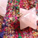 Merkaba ruženín prívesok 2x2 cm