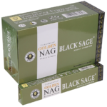 Vonné tyčinky Vijayshree Golden Nag Black Sage - Čierna šalvia 15 g