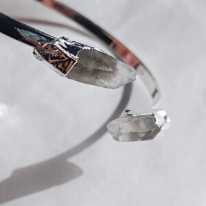 Bracelet crystal silver plated