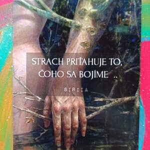 Pohľadnica AMARE by SIRIIA 16 "Strach priťahuje..."