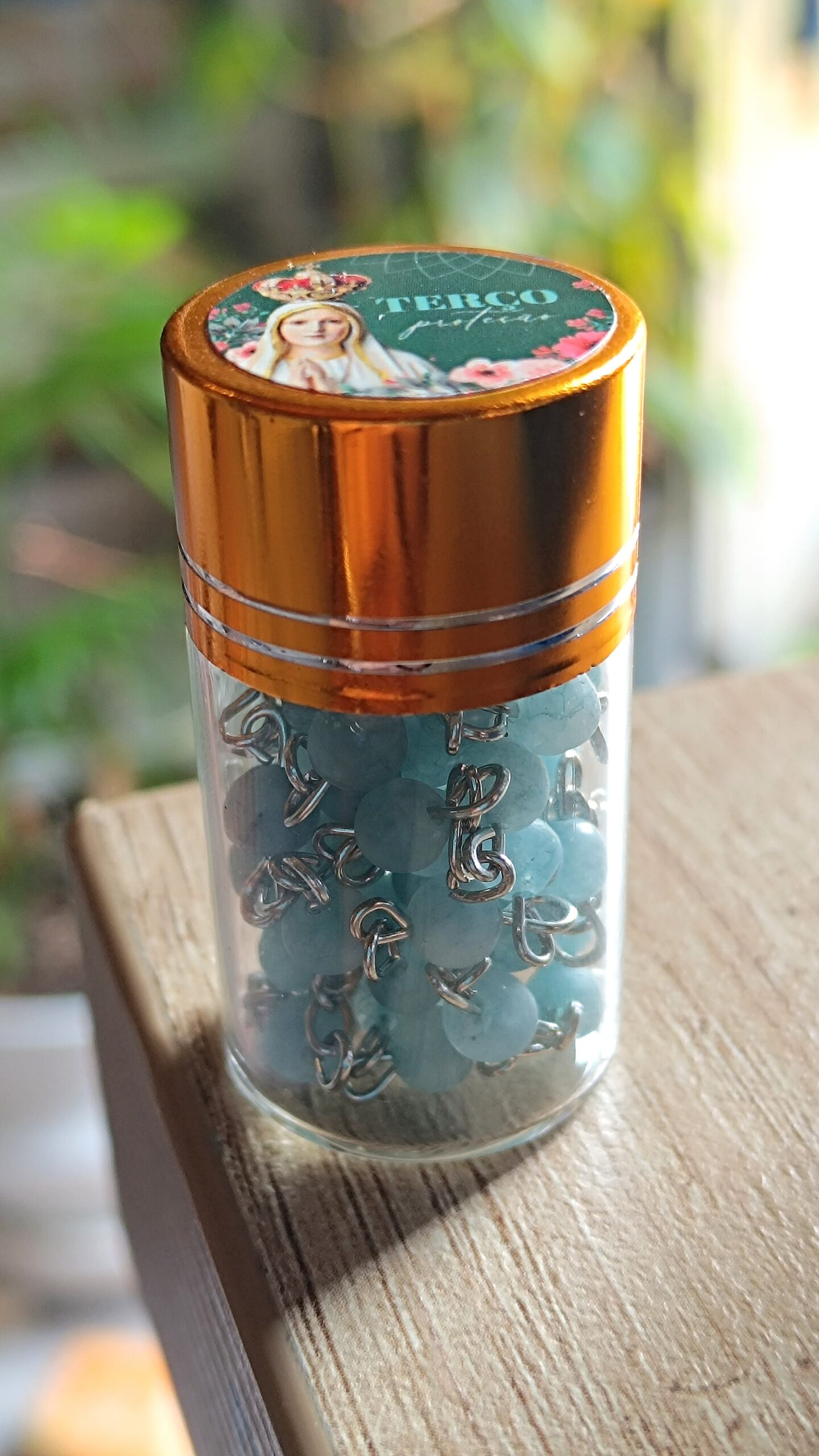 IMG_20250815_131942 Ruženec kamienkový "nezábudkový" 38x4 mm♥ - Image 2