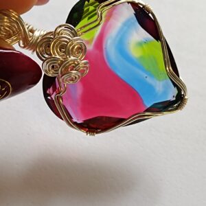 Amulet Andara - srdiečko (TS3) 🧡 ... 30x25 mm