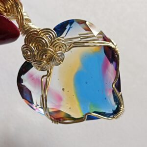 Amulet Andara - srdiečko (TS4) 🧡 ... 30x25 mm