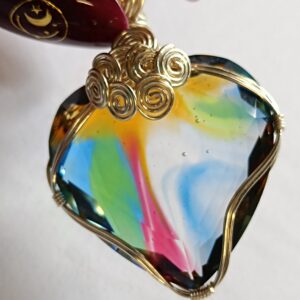 Amulet Andara - srdiečko (TS7) 🧡 ... 30x25 mm