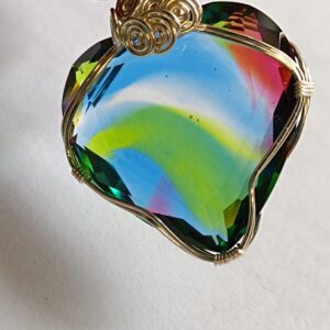 Amulet Andara - srdiečko (TS9) 🧡 ... 30x25 mm