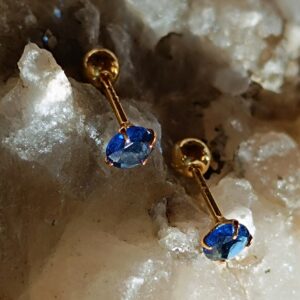 Andara ♥  Andaré  * náušničky bodky * 4x12 mm modré