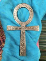 Mosadzný Anch (ANKH) 15x9 cm