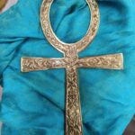Mosadzný Anch (ANKH) 20x12 cm