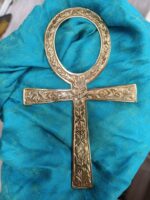 Mosadzný Anch (ANKH) 20x12 cm