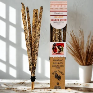 Vonné tyčinky Vijayshree Golden Nag WILD CRAFT Santalové drevo 30g