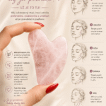 GUA SHA (guaša) masážna pomôcka - ruženín