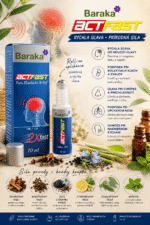 BARAKA ACT FAST roll-on Ajurvédska zmes esenciálnych olejov na migrénu a bolesť hlavy - 10 ml