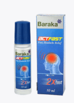 BARAKA ACT FAST roll-on Ajurvédska zmes esenciálnych olejov na migrénu a bolesť hlavy - 10 ml - Image 2
