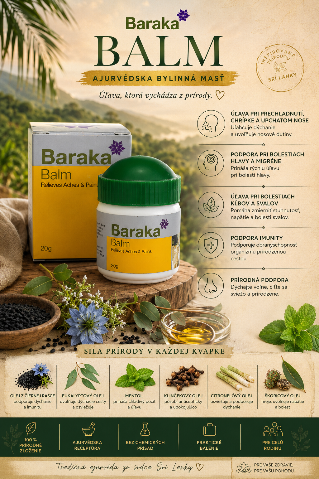 baraka balm 20g_ BARAKA BALM 20g - Image 1