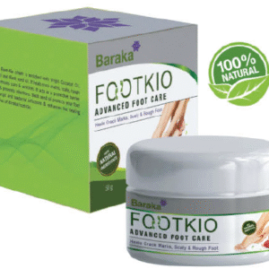 BARAKA FOOTKIO Ajurvédsky bylinný krém na suché a popraskané chodidlá - 50 g
