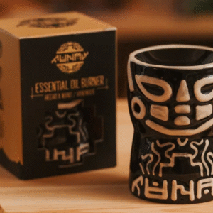 keramická aromalampa MUNAY Ayahuasca Peru čierna