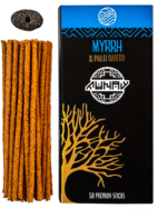 MUNAY Palo Santo Dhoop – 4 živly - PALO SANTO + MYRRH voda