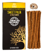 MUNAY Palo Santo Dhoop – 4 živly - PALO SANTO + SWEET PALM zem