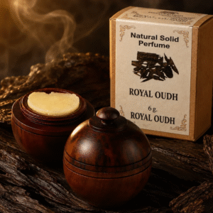 Prírodný parfemovaný vosk JAIN´S ROYAL OUDH - Kráľovský oud 6g