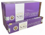 Vonné tyčinky Vijayshree Golden Nag ANTI STRESS 15 g