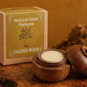 Prírodný parfemovaný vosk JAIN´S GOLDEN WOOD - Zlaté drevo 6g